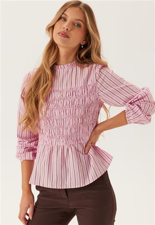 BUBBLEROOM Smock Cotton Blouse