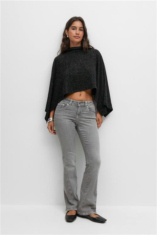 Gina Tricot - Y2k low twisted bootcut jeans - Flare & bootcut jeans - Grå - 36 - Dame