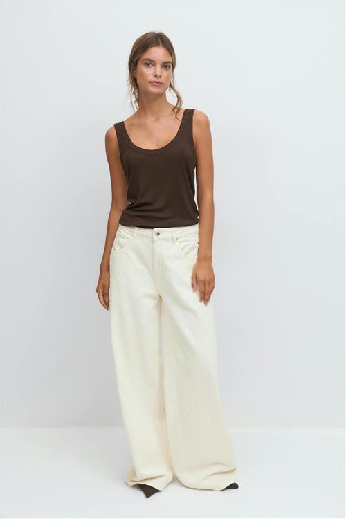 Gina Tricot - Boucle jeans - Jeans - Hvid - 36 - Dame