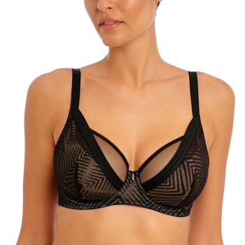 Freya BH Tailored UW High Apex Plunge Bra Sort H 75 Dame