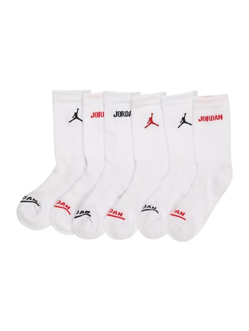 Jordan Sokker  rød / sort / hvid