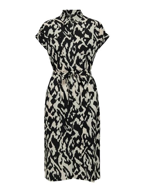 Se ONLY Blusekjole 'Hannover'  lysegrå / sort hos About You