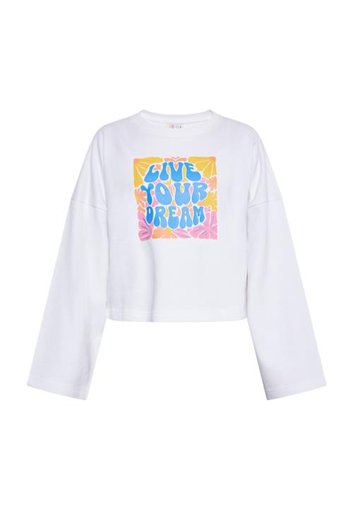 IZIA Sweatshirt  blå / gul / pink / hvid