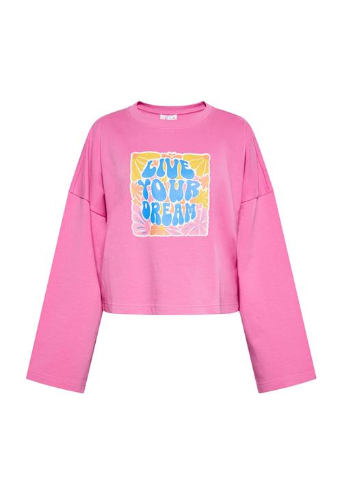 IZIA Sweatshirt  blå / gul / pink