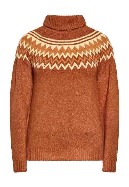 IZIA Pullover  beige / brun / orange