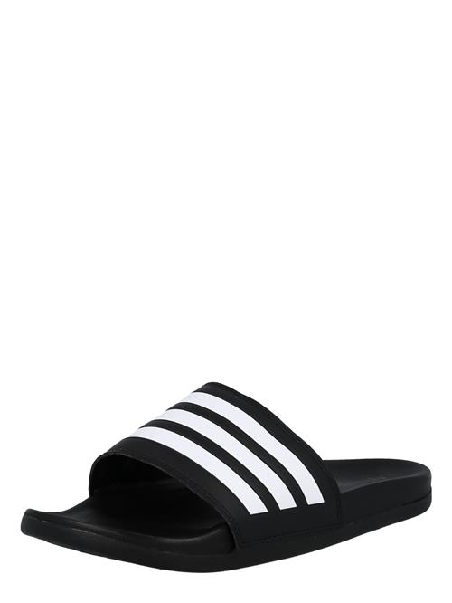 ADIDAS SPORTSWEAR Pantoletter 'Adilette'  sort / hvid