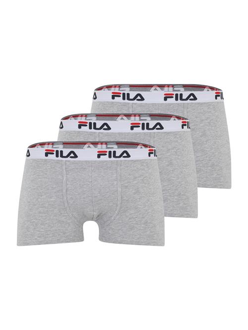 FILA Boksershorts  lysegrå / grå-meleret / blodrød / sort