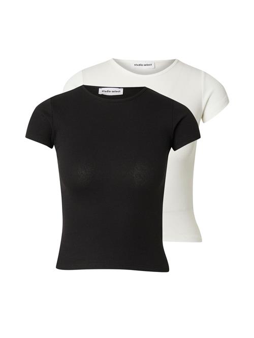 studioselect Shirts 'Valeska'  sort / hvid