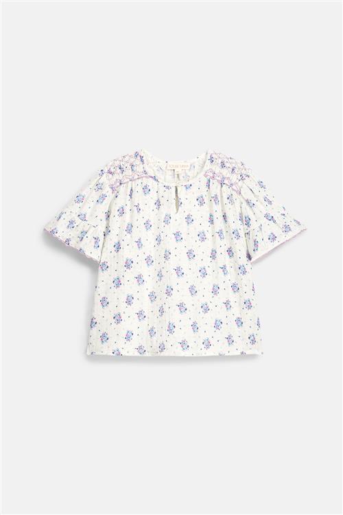 Louise Misha Feliza Bluse Cream Flower Dunes  Cream Flower Dunes 7 Y  Creme  7 år  kvinde