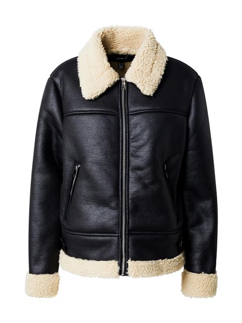 VERO MODA Overgangsjakke 'KAY'  creme / sort