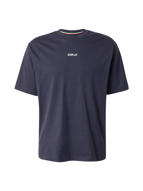 REPLAY Bluser & t-shirts  navy / hvid