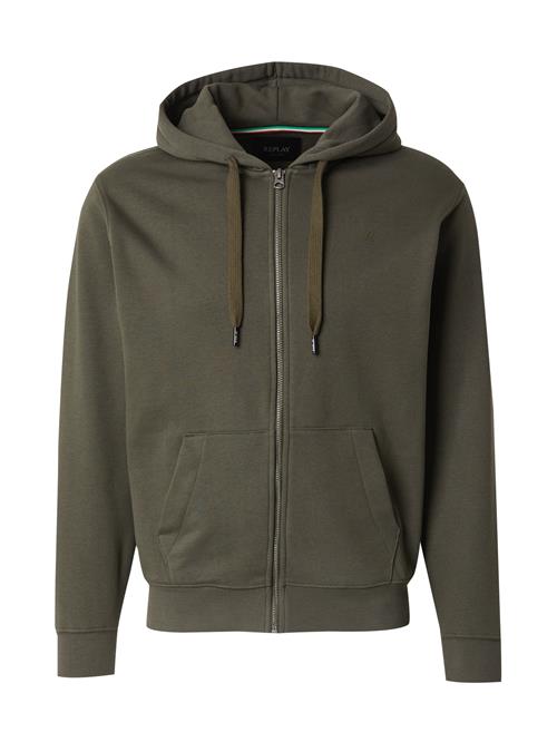 REPLAY Sweatjakke  khaki