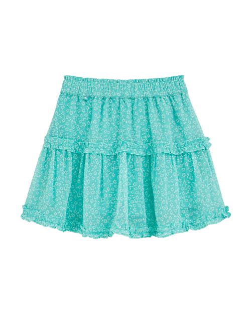 WE Fashion Nederdel  mint / offwhite