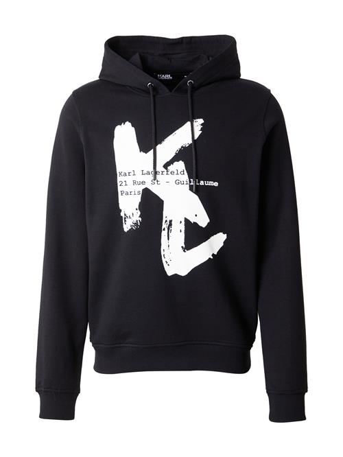Karl Lagerfeld Sweatshirt  natblå / hvid