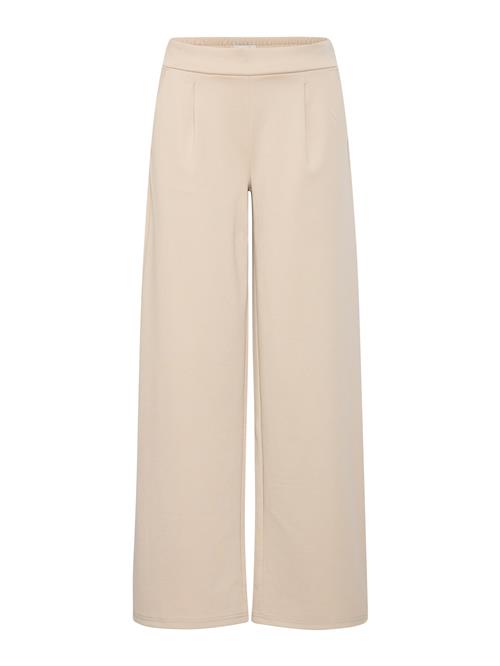 ICHI Bukser med lægfolder 'IHKate'  ecru