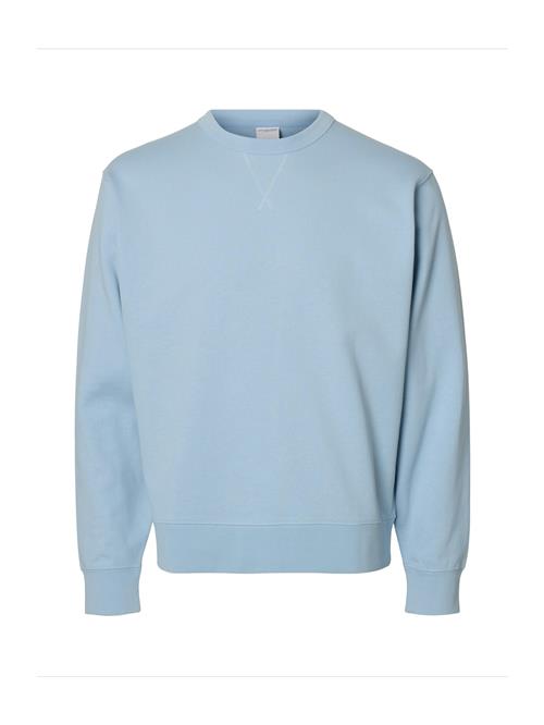SELECTED Sweatshirt 'SLHLUKE'  lyseblå