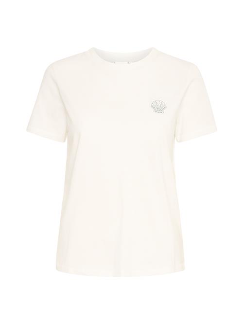 ICHI Shirts 'IHCAMINO'  beige / mørkegrøn