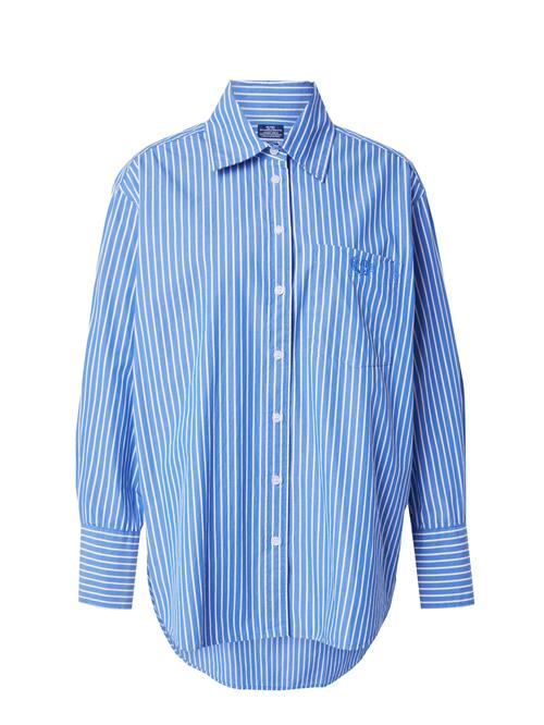 GAP Bluse  blå / hvid