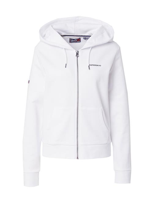Superdry & Co Sweatjakke  hvid
