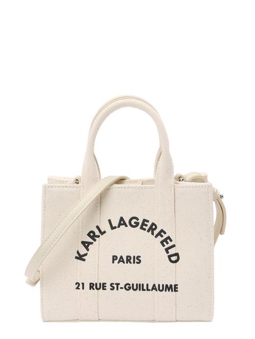 Karl Lagerfeld Håndtaske  creme / sort