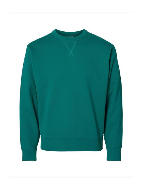 SELECTED Sweatshirt 'SLHLUKE'  smaragd