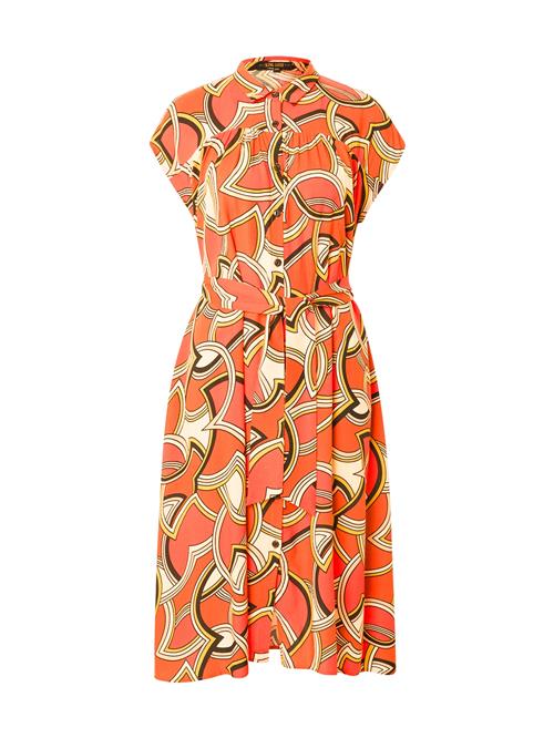 King Louie Blusekjole 'AMY'  creme / sennep / mørkeorange / sort