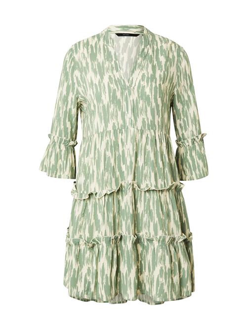 VERO MODA Kjole 'VMEASY JOY'  beige / grøn