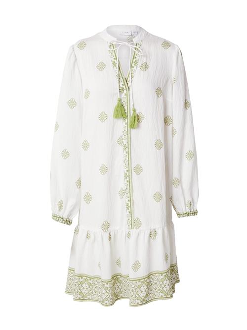 VILA Blusekjole 'VISAHA'  oliven / hvid