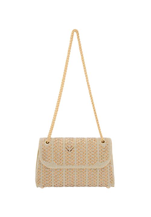 faina Skuldertaske  guld