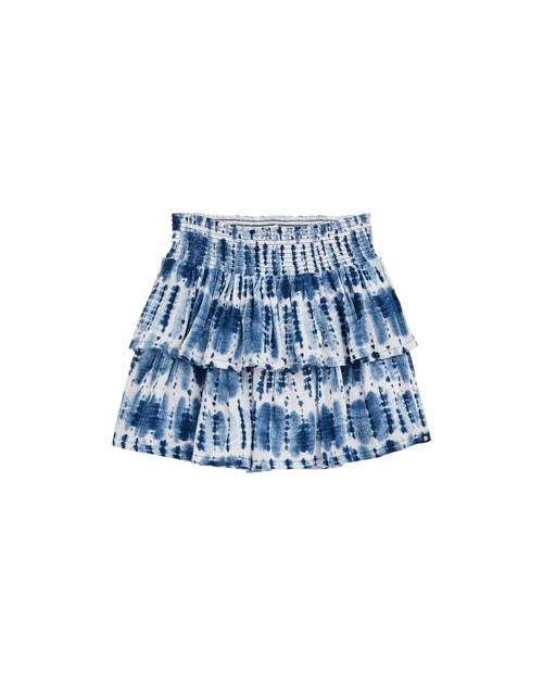 WE Fashion Nederdel  koboltblåt / hvid