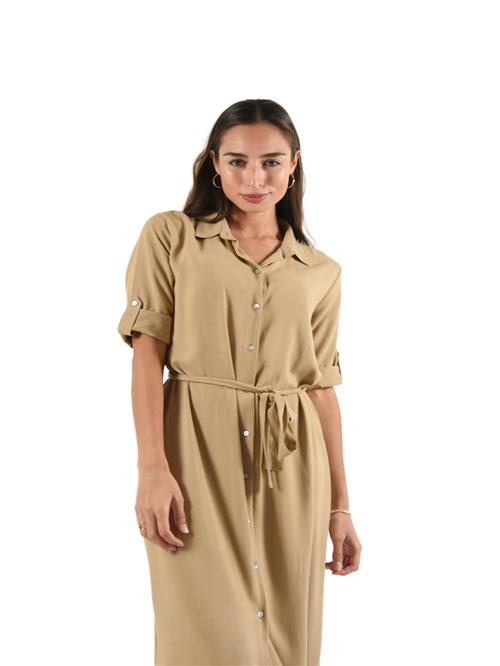 WEARABLE STORIES Kjole 'Lisanne'  karamel