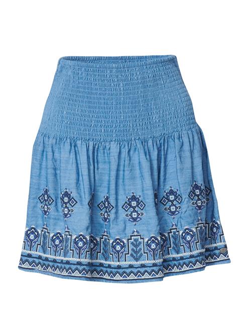 KOROSHI Nederdel  navy / blue denim / hvid