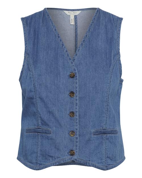 Part Two Vest 'Raisa'  blue denim
