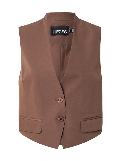 PIECES Jakkesætsvest 'PCNimora'  choko