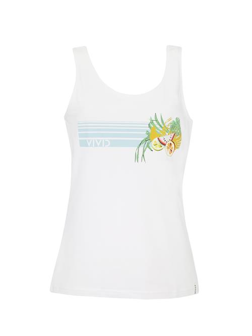 VIVID Overdel  røgblå / citron / græsgrøn / hvid