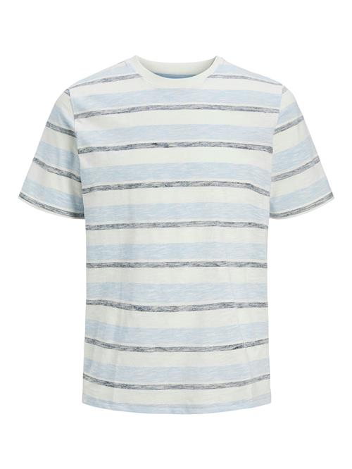 JACK & JONES Bluser & t-shirts 'JJBIRK'  natblå / lyseblå / hvid