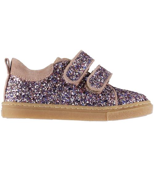 Angulus Sneakers - Glitter - Glitter Rosa