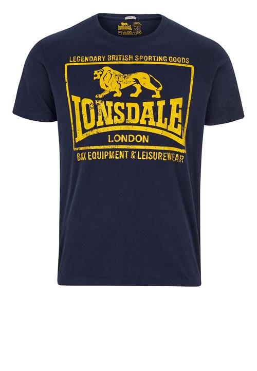 LONSDALE Bluser & t-shirts 'Hounslow'  natblå / gylden gul