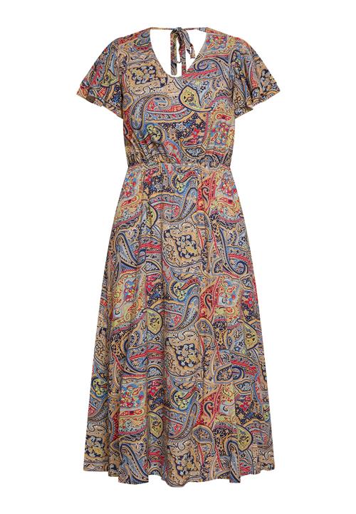 usha FESTIVAL Sommerkjole  marin / lyseblå / brandrød / hvid