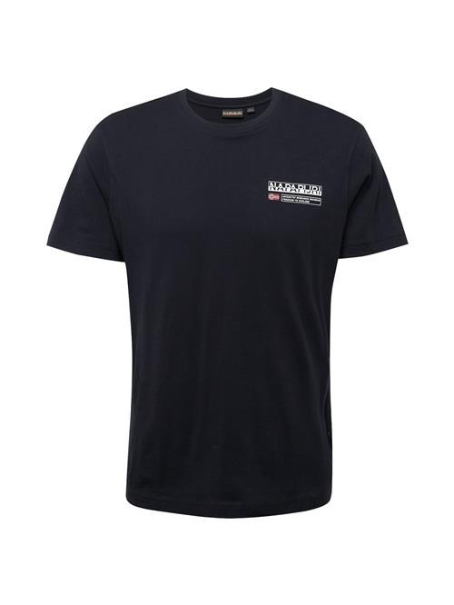 NAPAPIJRI Bluser & t-shirts 'S-Kasba'  rød / sort / hvid