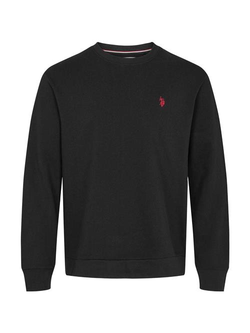 U.S. POLO ASSN. Sweatshirt 'UMADLER'  kirsebærsrød / sort