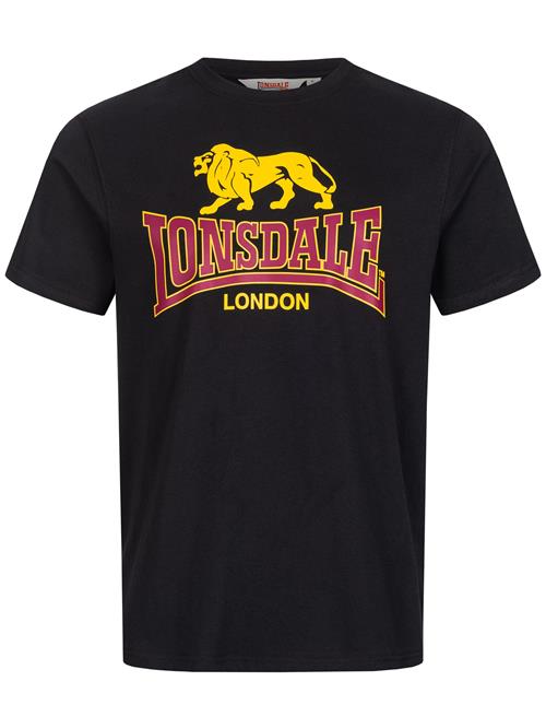 LONSDALE Bluser & t-shirts 'Taverham'  gul / grenadine / sort