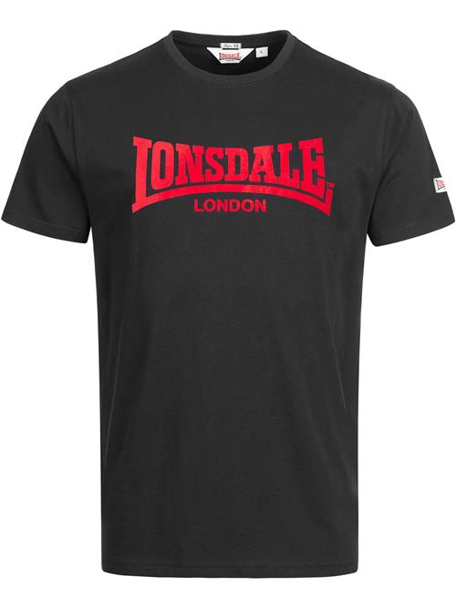 LONSDALE Bluser & t-shirts 'LL008 One Tone'  rød / sort