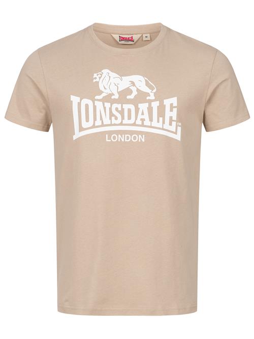 LONSDALE Bluser & t-shirts 'St. Erney'  sand / hvid