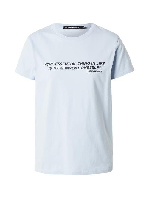 Karl Lagerfeld Shirts  pastelblå / sort