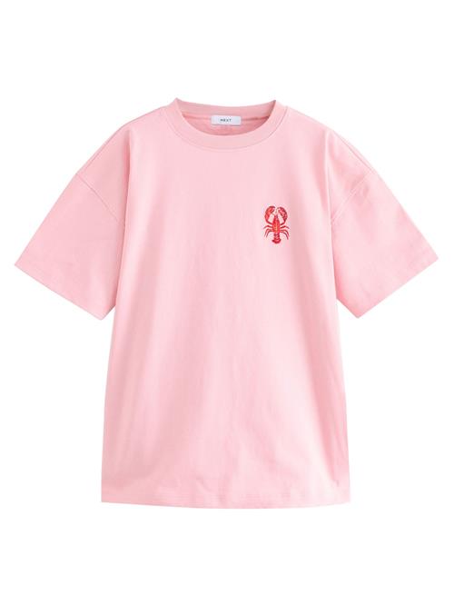 Next Shirts  lys pink / knaldrød / hvid