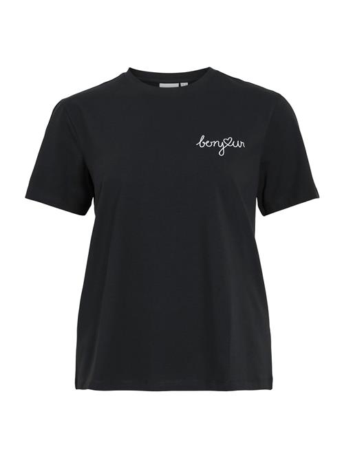 VILA Shirts 'VINora'  sort / hvid