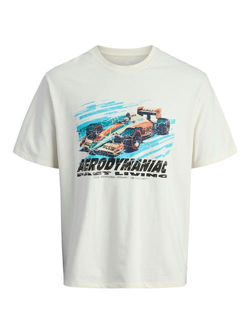 JACK & JONES Bluser & t-shirts 'JORFORMULA GALLERY'  lyseblå / orange / sort / uldhvid