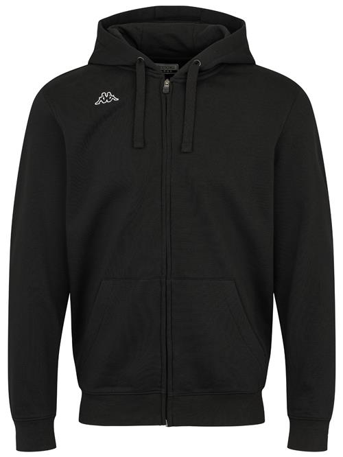 KAPPA Sweatshirt 'KMLogo Truxo'  sort / hvid