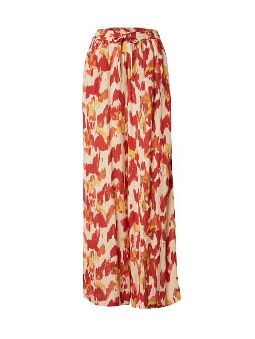 VILA Bukser 'VIMUNTHE'  beige / gul / guld / rød